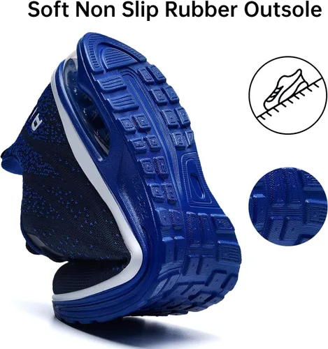 Vista 3 de MEHOTO - Tenis de correr para hombre, tenis ligeros para entrenamiento, gimnasio, trotar y caminar, talla 7-12.5
