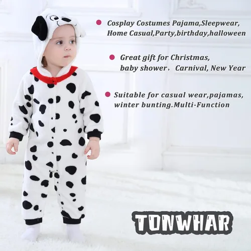 Vista 6 de TONWHAR Baby Boy's Girl's Animal Bodysuit Infant And Toddler's Romper Jumpsuit Halloween Costume Partywear