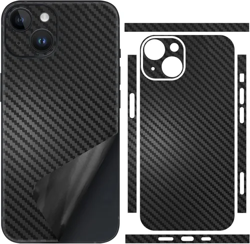 Vista 7 de Adhesivo para teléfono iPhone 11 Skin Wrap Vinilo de fibra de carbono ultra fino delgado Ultraligero Adhesivo protector de vidrio Película