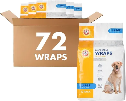 Vista 11 de Arm & Hammer Bandas para el vientre para perros machos pequeños, 12