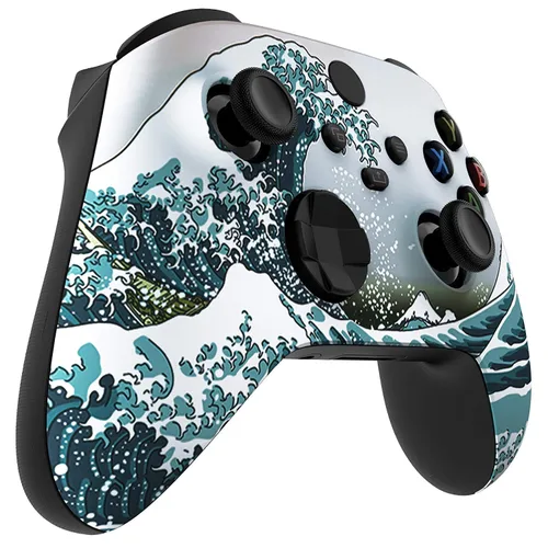 Vista 32 de Custom Controller for Xbox Series X/S - One - PC - Custom Gaming Controller -Soft Shell for Comfort Grip X (Galaxy)