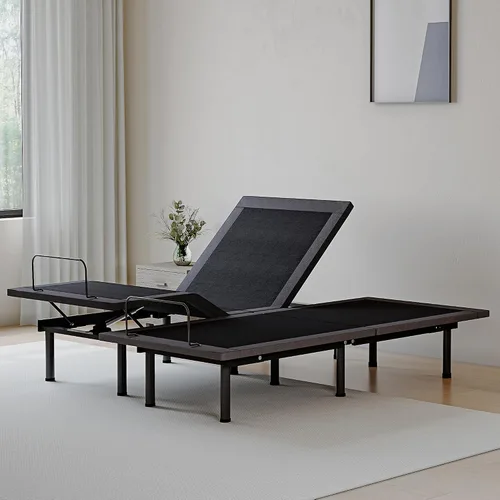 Vista 11 de MLILY EGOHOME - Base de cama ajustable individual XL con patas ajustables, base de cama eléctrica plegable de metal con control remoto inalámbrico