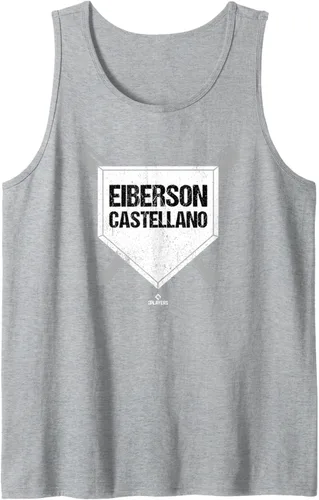 Vista 7 de Homeplate Gameday Eiberson Castellano Prospect Baseball Fan Tank Top