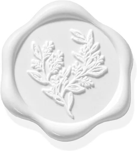 Vista 29 de UNIQOOO Calcomanías de Sello de Cera - Calcomanías de Sello de Sobre de Invitación de Boda de Eucalipto, 100 Piezas de Calcomanías Autoadhesivas