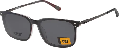 Vista 2 de CAT CTSC 0020 - Marco rectangular para gafas con clip magnético polarizado para el sol, 2.283 in