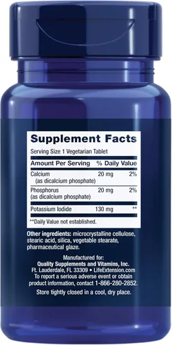 Vista 2 de Vida extensión – Tabletas de Yoduro de Potasio-130 mg – 14 Tabletas