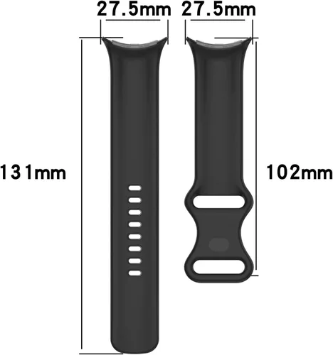 Vista 5 de RuenTech Compatible con las correas de reloj Google Pixel, correas de repuesto de silicona suave, pulseras deportivas ajustables para reloj