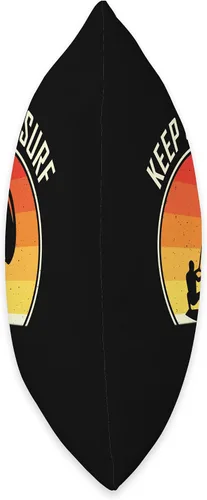 Vista 2 de Kitesurf motif equipment Keep Calm and Surf-Kitesurf, almohada de 16 x 16 pulgadas, multicolor