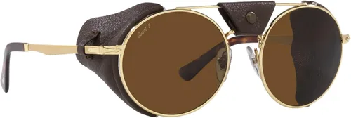 Vista 12 de Persol PO2496SZ - Gafas de sol redondas DoradoMarrón polarizado