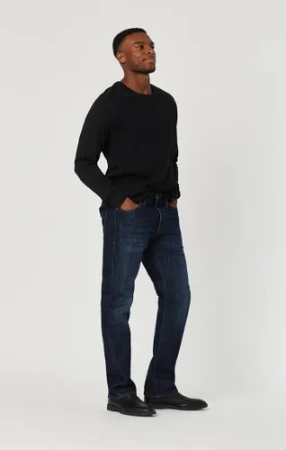 Vista 5 de Mavi Matt Mid Rise Pantalones vaqueros relajados de pierna recta para hombre