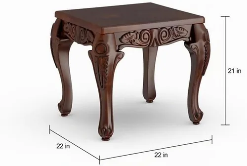 Vista 6 de Furniture of America Alice - Juego de mesa auxiliar de madera maciza de 3 piezas, color cereza oscuro