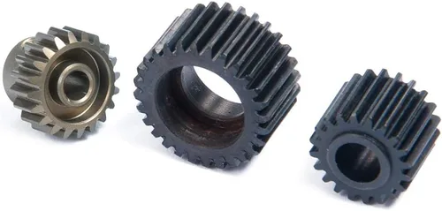 Vista 8 de QUE-T - Juego de engranajes rectos de transmisión de acero resistente para 1/10 Axial SCX10