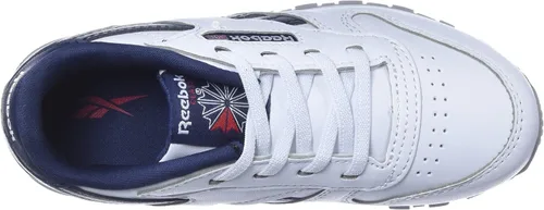 Vista 5 de Reebok Tenis clásicos unisex de cuero Step N Flash Light Up