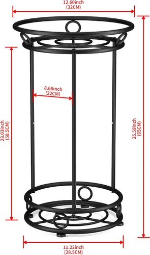 Vista 7 de YIUKEA - Soporte para plantas para interiores y exteriores - Estante organizador alto de varios niveles de metal para macetas, exhibidor de flores
