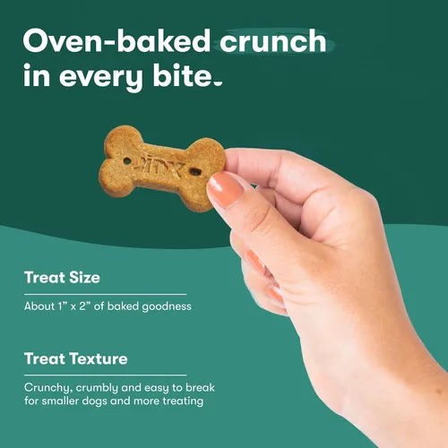 Vista 8 de Jinx Galletas para perros, golosinas horneadas al horno con caldo de hueso