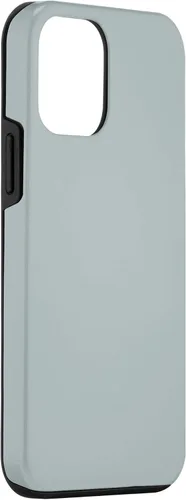 Vista 3 de iPhone 12 mini simple elegante color sólido luz polvo azul hielo caso