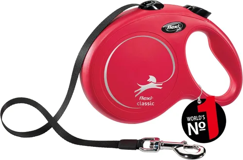 Vista 6 de Flexi Roll-Strap New Classic M Rope 5 M Azul para Dogsup a Max. 44.1 lbs, Multi