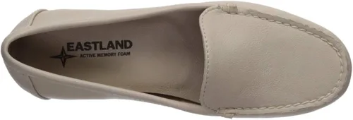 Vista 5 de Eastland Mocasines de cuero con puntera cuadrada para mujer