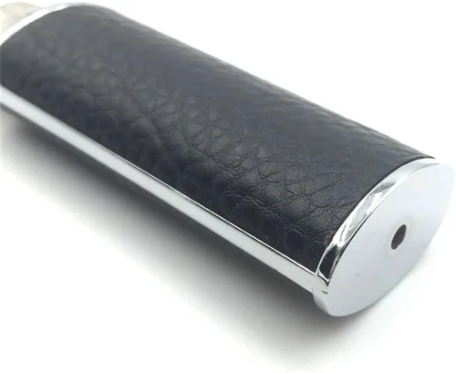 Vista 4 de Metal negro cuero encendedor caso cubierta titular para BIC tamaño completo encendedor tipo J6