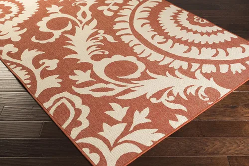 Vista 4 de Alysia Brick - Alfombra para interiores y exteriores, 2 pies 3 pulgadas x 4 pies 6 pulgadas