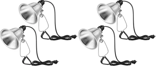 Vista 12 de VIVOSUN Paquete de 2 lámparas de abrazadera con reflector de aluminio