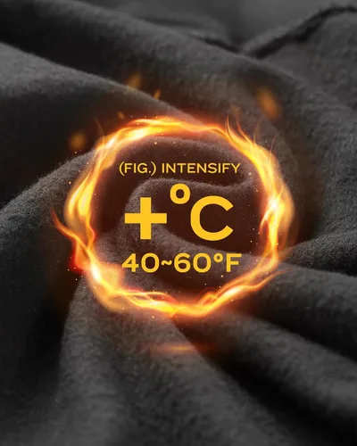 Vista 4 de ATHVOTAR Leggings térmicos cálidos de invierno con bolsillos para mujer con forro polar