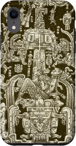 Vista 24 de Funda para iPhone 13 Pro Max King Pakal, viajero en el tiempo maya