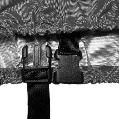 Vista 5 de Funda para kayak, resistente al agua, protección UV, para almacenamiento al aire libre, color negro (10.2-11.5FT/10.2-11.5 ft)