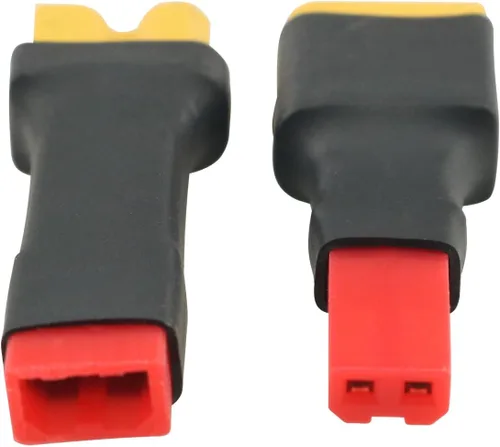 Vista 4 de 4 adaptadores de conector negro XT30/XT-30 macho a JST (2 x XT30 macho a JST hembra, 2 x XT30 hembra a JST macho)