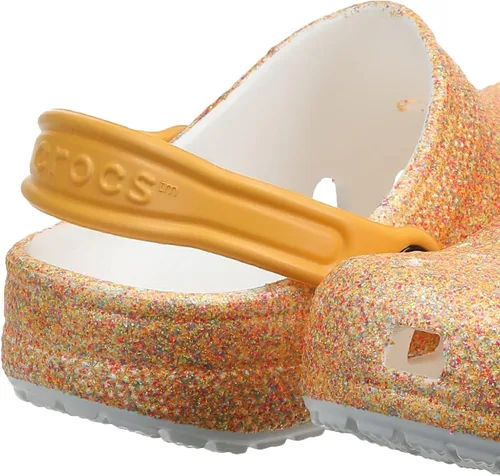 Vista 7 de Crocs Unisex-Child Classic Glitter Clogs Sparkly Shoes for Kids