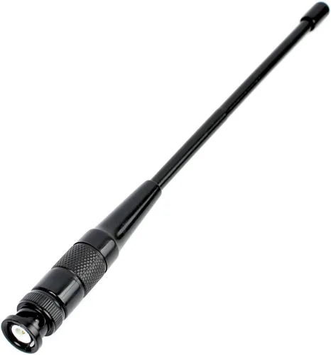 Vista 6 de Antena BNC HYS-701N de doble banda VHF/UHF 2M 70CM Antena para ICOM IC-A14 IC-V8 Vertex HX300 HX320 Kenwood TK100 TK200 Radio de mano (3 unidades)