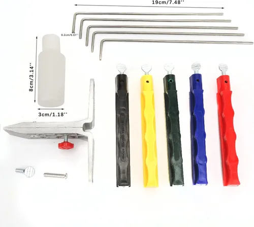 Vista 4 de Kit de afilador de cuchillos de ángulo fijo, sistema de afilado de cocina para uso doméstico con fácil control de ángulo