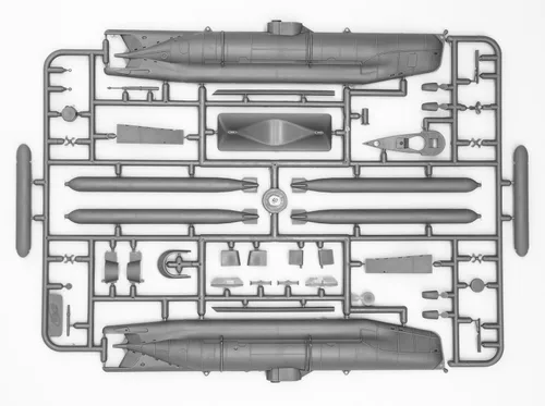 Vista 2 de ICM Modelos Early U-Boot Type XXVIIB Seehund Kit de construcción