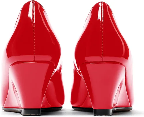 Vista 4 de WAYDERNS Zapatos de tacón bajo con cuña de tacón bajo para mujer de 2 pulgadas