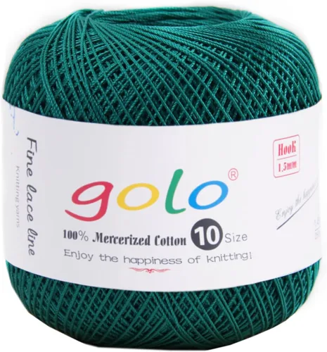 Vista 97 de Golo - 3 bolas de hilo de ganchillo tamaño 10, hilo de crochet para tejer a mano 102