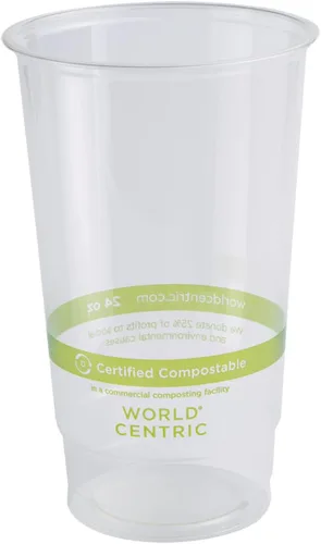Vista 5 de World Centric Tapa de copa CPLCS12-1 cada uno