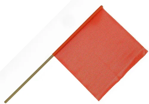 Vista 2 de Productos de advertencia de gran tamaño, bandera de advertencia de clavija, paquete de 12