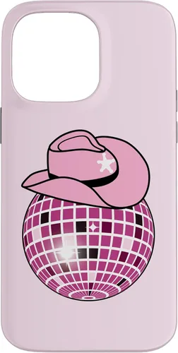 Vista 21 de Cowboy Hat Disco Ball Pink Cowgirl Case for iPhone 17