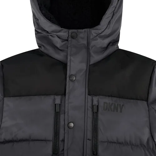 Vista 4 de DKNY Chaqueta acolchada clásica con aislamiento para niños