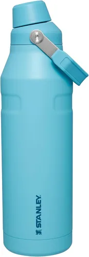 Vista 29 de STANLEY IceFlow Botella de agua de flujo rápido de 24 onzas Tapa con boquilla inclinada Ligera y a prueba de fugas para viajes y deportes Polar