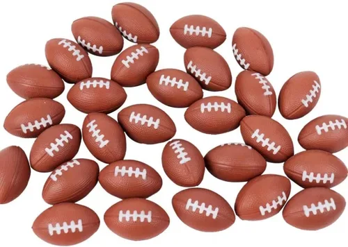 Vista 2 de GIFTEXPRESS Paquete de 30 mini pelotas de fútbol de espuma, mini pelota de estrés, pelota deportiva de espuma para fiestas de juegos grandes