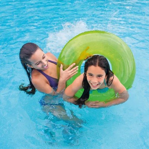 Vista 2 de Intex - 59260EP Balsa inflable transparente (colores surtidos) (paquete de 2)