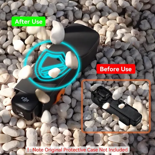 Vista 4 de Bolsillo 3 Funda Funda Gimbal Lens Cubierta Protectora para DJI Osmo Pocket 3 Accesorios Conjunción con la Funda Protectora Original
