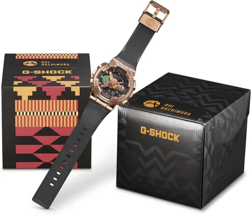 Vista 5 de G-Shock Reloj GM110RH-1A Rui Hachimura para hombre, cobreKente 2 Band, Cobre
