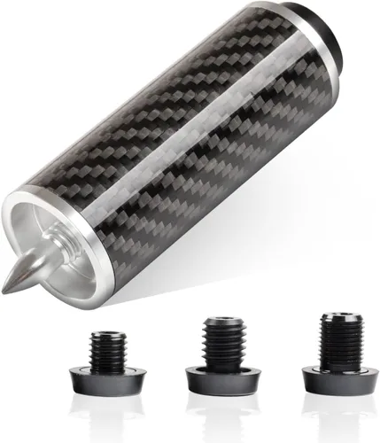 Vista 10 de KONLLEN Pool Cue Extension, Carbon Fiber Billiard Extension with 3 Rear-End Adapters, Bullet-Style Threaded Connection, Available in 2" 3" 4" 6" 8