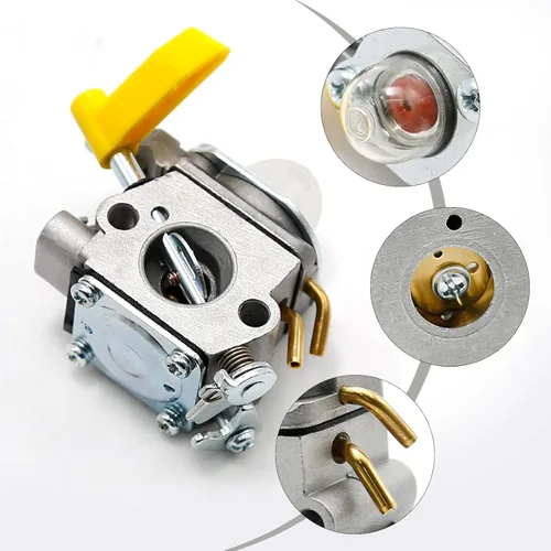 Vista 6 de Carburador con kit de afinación de repuesto para Ryobi RY09050 RY09051 RY13010 RY13015 RY13050A RY28060 RY34000 RY34420 RY34440 RY64400 Reemplaza