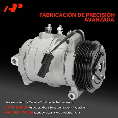 Vista 3 de A-Premium Compresor de aire acondicionado AC con embrague