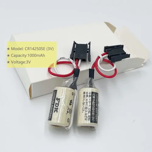 Vista 2 de SHENYANG Paquete de 10 para Sanyo CR14250SE 1/2AA 3V PLC Batería 1747-BA Fuente de alimentación de reserva