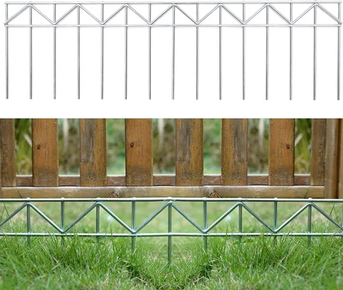Vista 9 de Paquete de 5 vallas de barrera para animales de 24 pulgadas de largo x 15 pulgadas de alto, producto patentado para valla subterránea sin