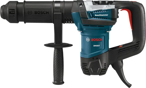 Vista 9 de BOSCH DH507 Martillo de demolición SDS-Max de velocidad variable de 12 libras, 10 amperios, azul